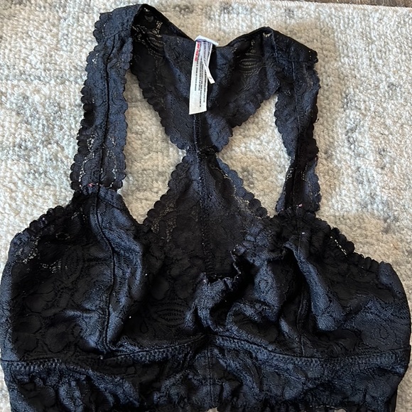 Free People Black Lace Bralette - Picture 2 of 4